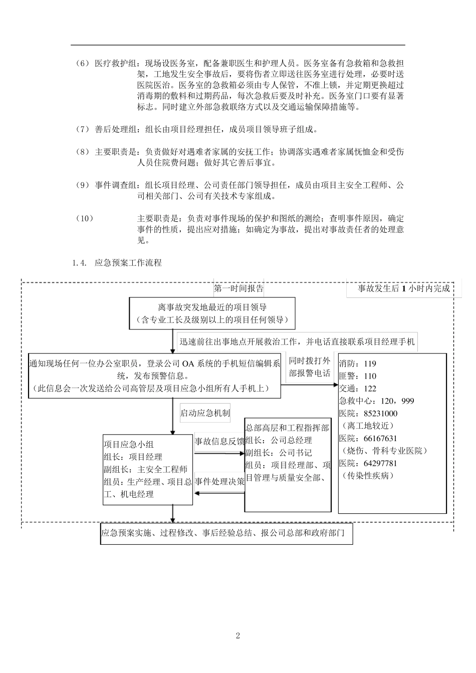 9紧急情况的处理措施、预案以及抵抗风险的措施_第2页