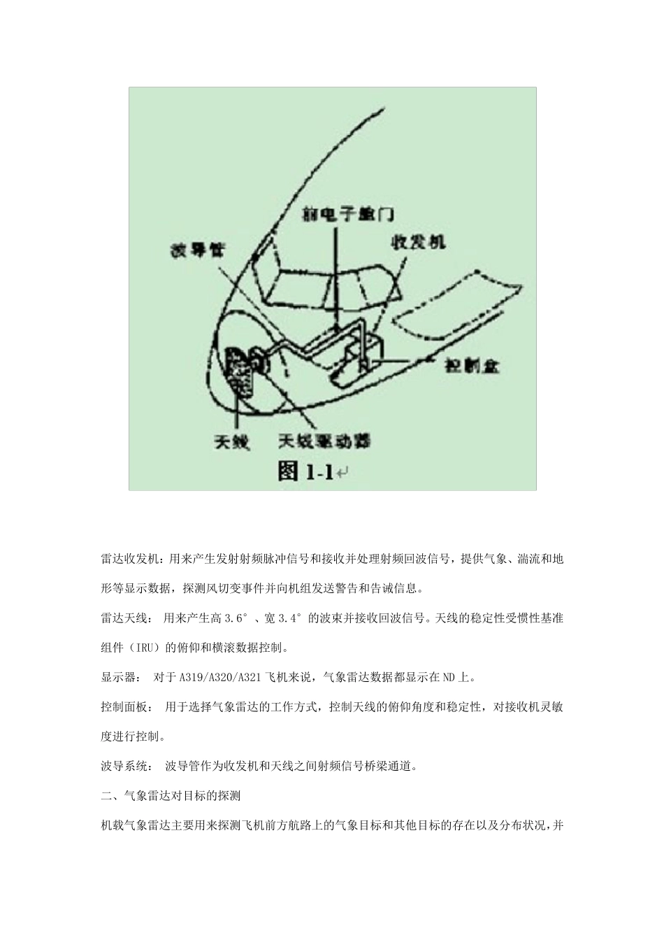A320系列飞机气象雷达系统_第2页
