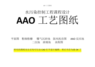 AAO工艺图纸