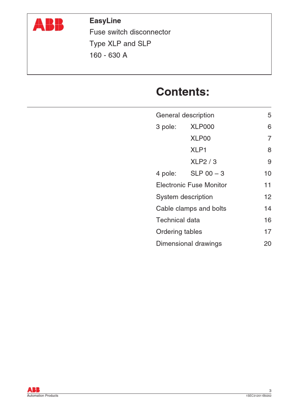 ABBXLP系列刀熔开关_第3页