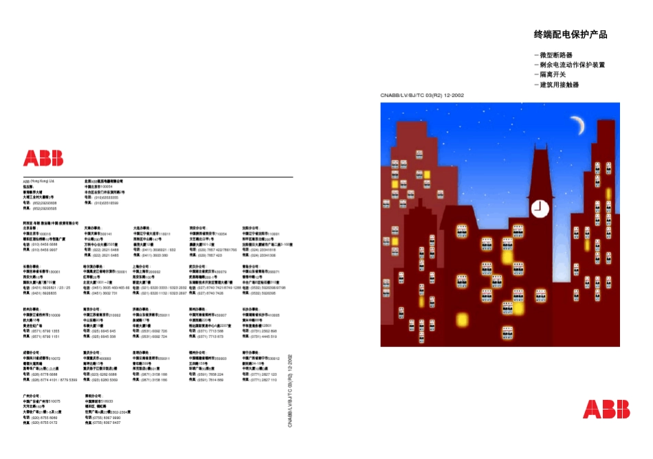 ABB空气开关_第1页