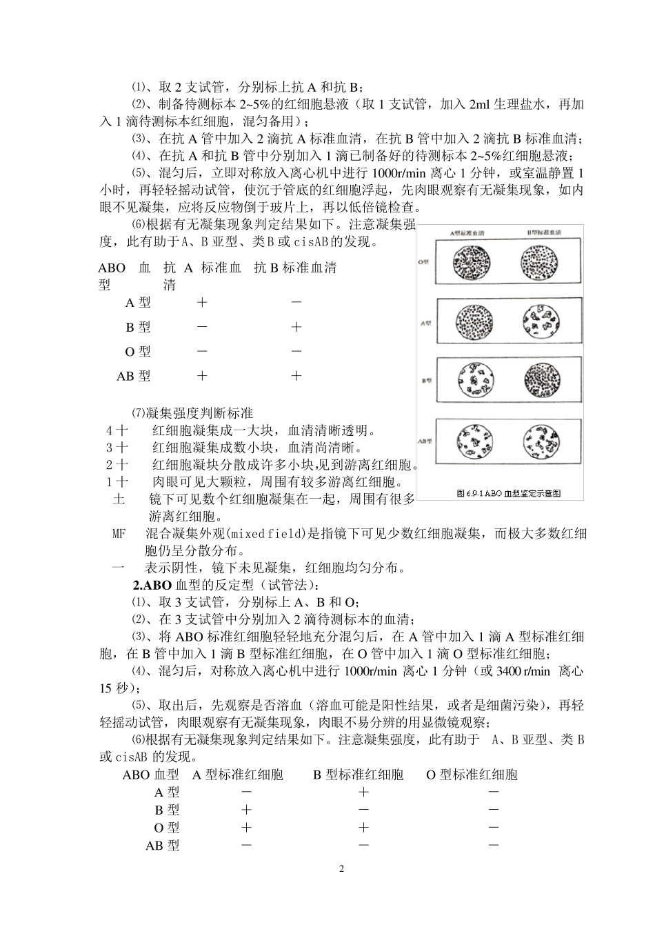 ABO血型正、反定型_第2页