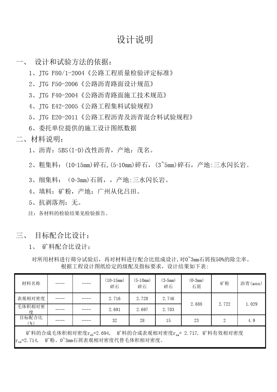 AC13C沥青配合比说明书_第1页