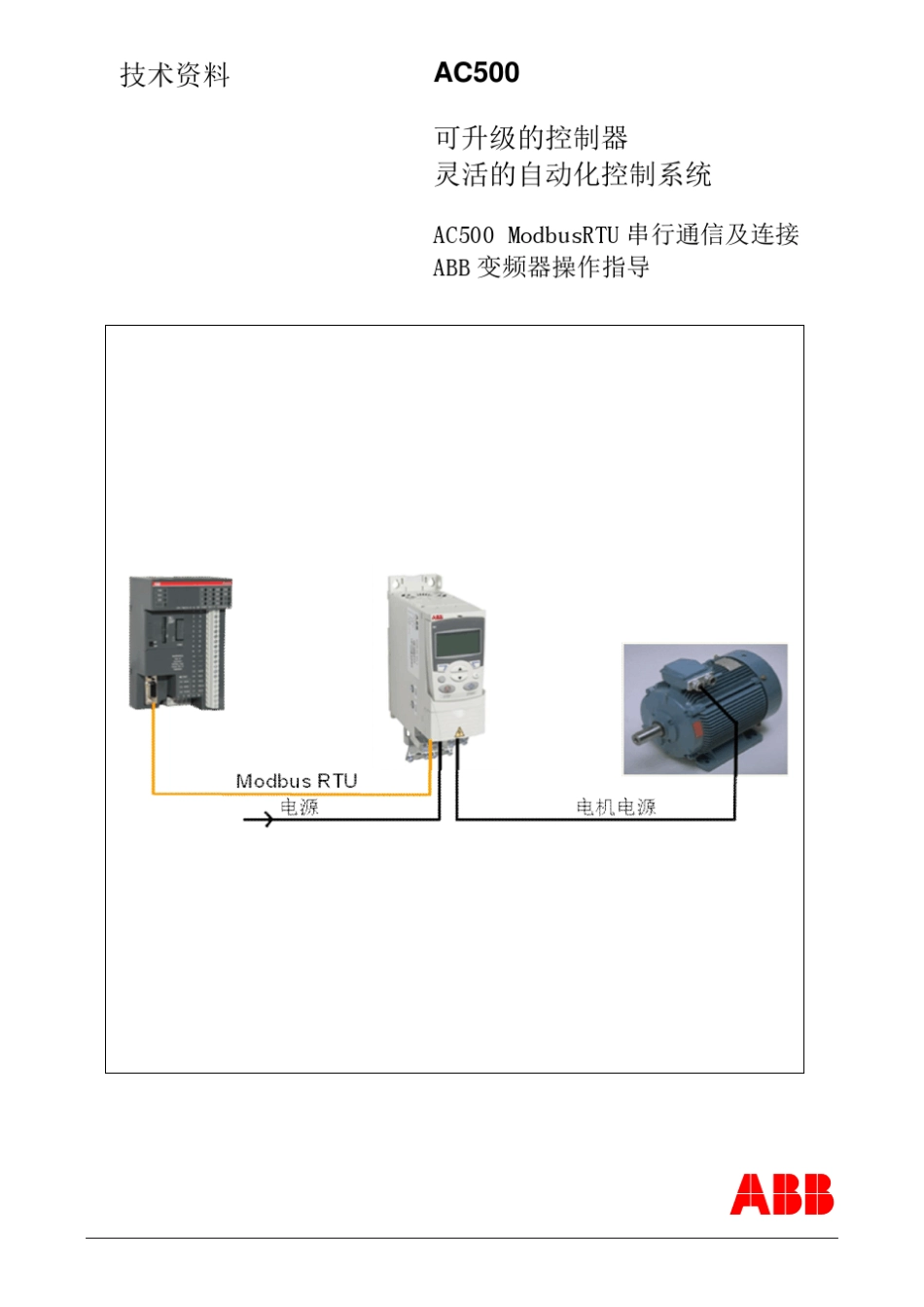 AC500ModbusRTU串行通信及连接ABB变频器操作指导_V21_第1页