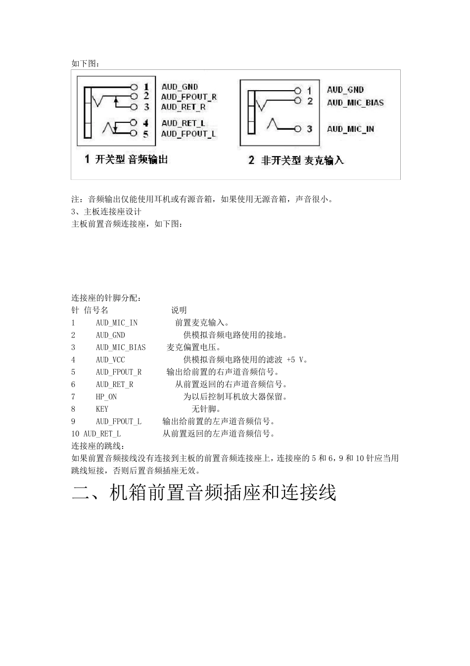 AC97、HD音效卡前置音频线的接法_第2页