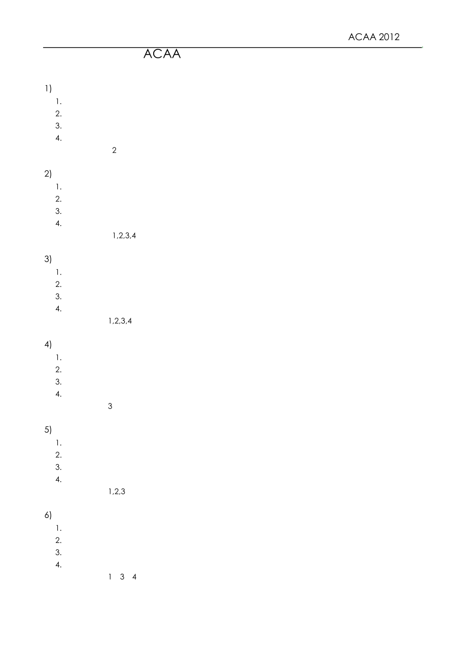 ACAA认证室内设计师参考样题_2012_第1页