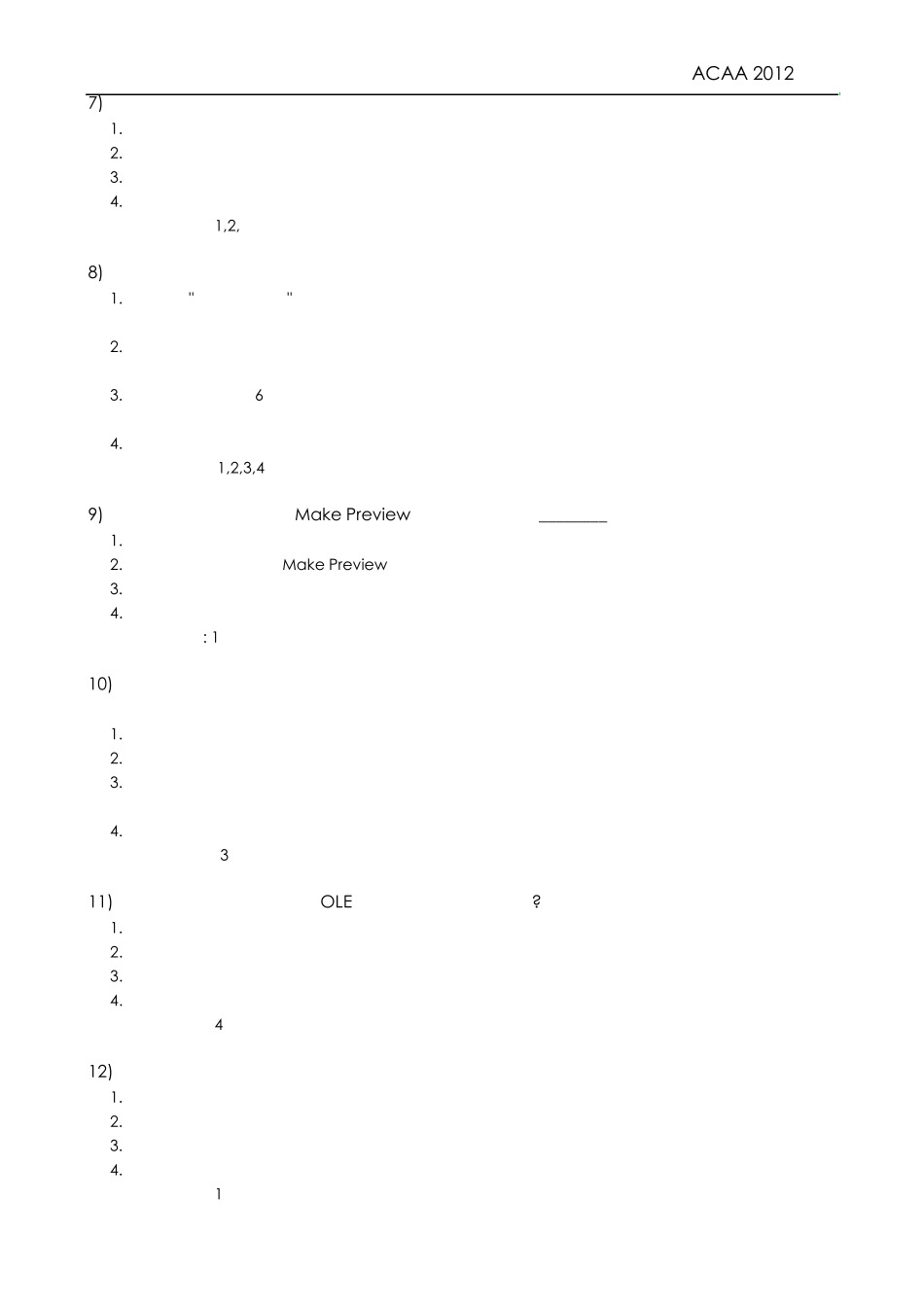 ACAA认证室内设计师参考样题_2012_第2页