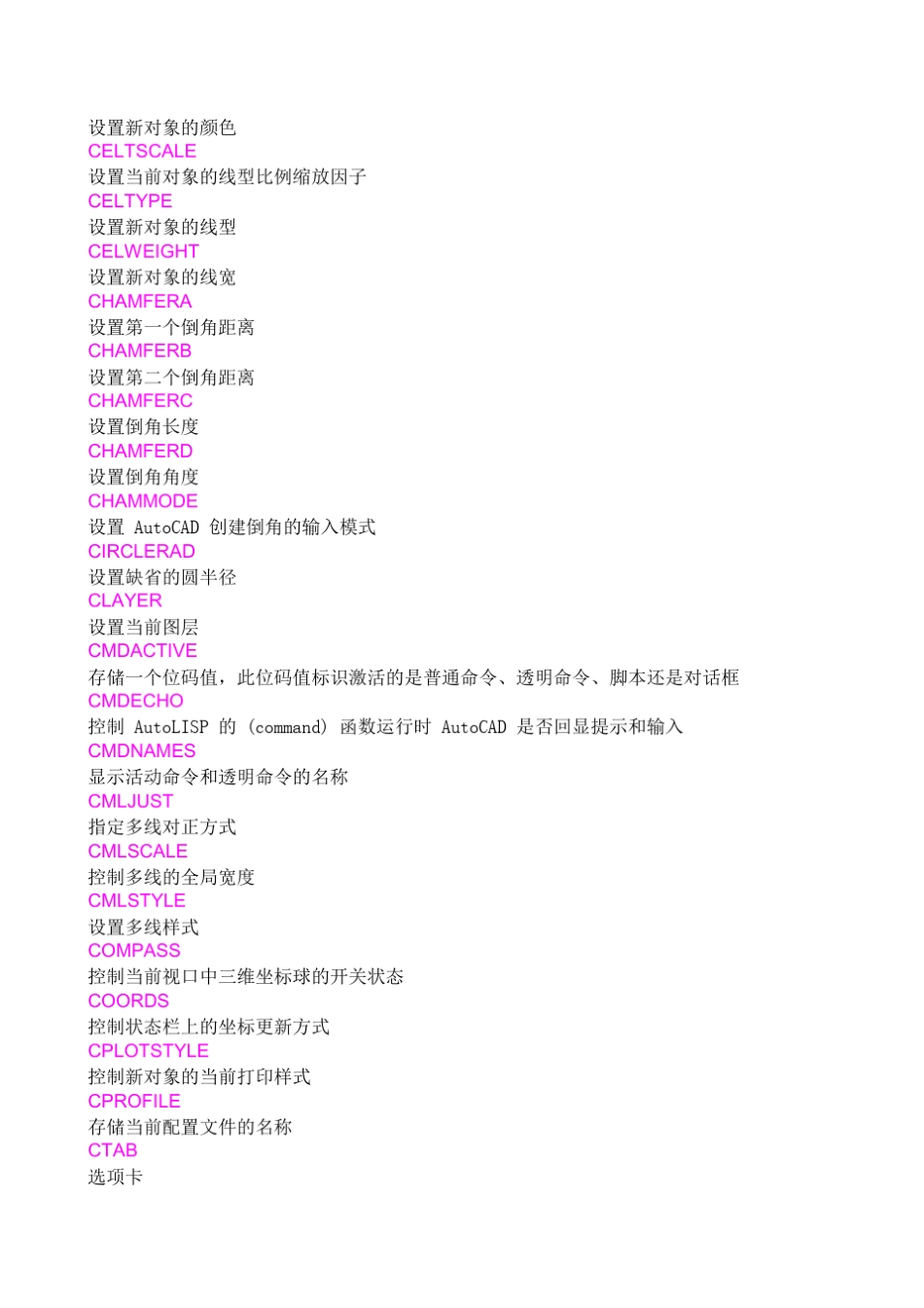 Acad系统变量_第2页