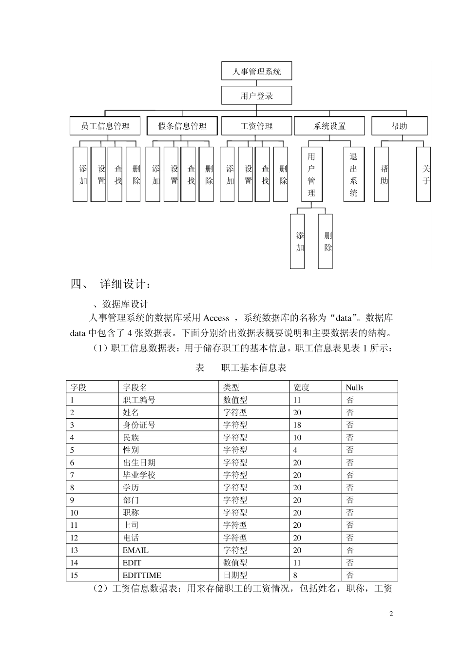 access数据库企业人事管理_第3页