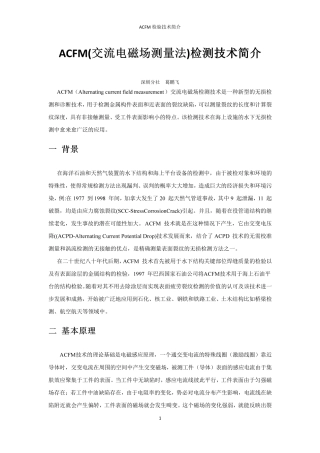 ACFM介绍