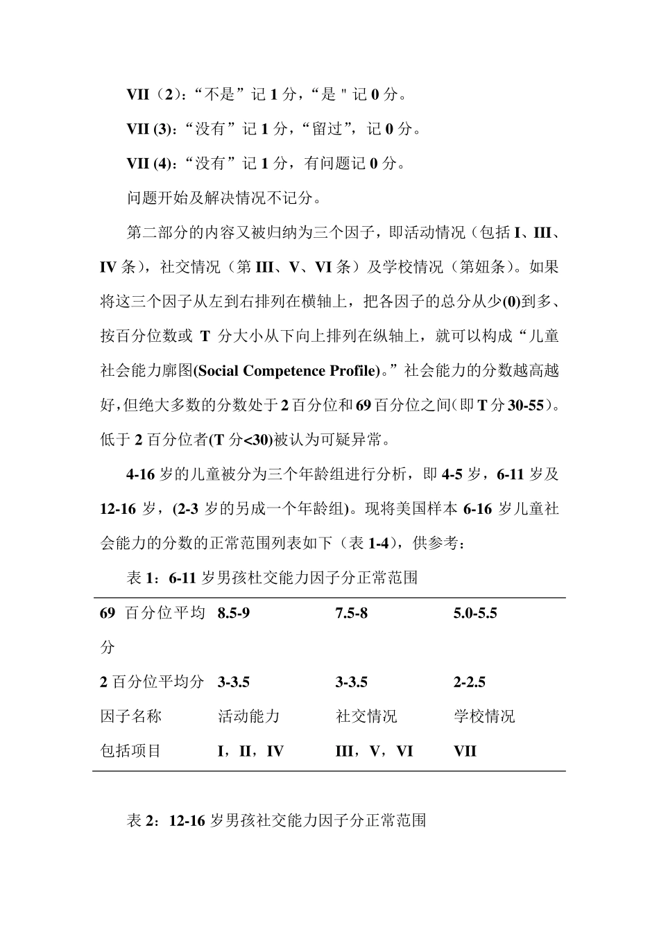 Achenbach儿童行为量表_第3页