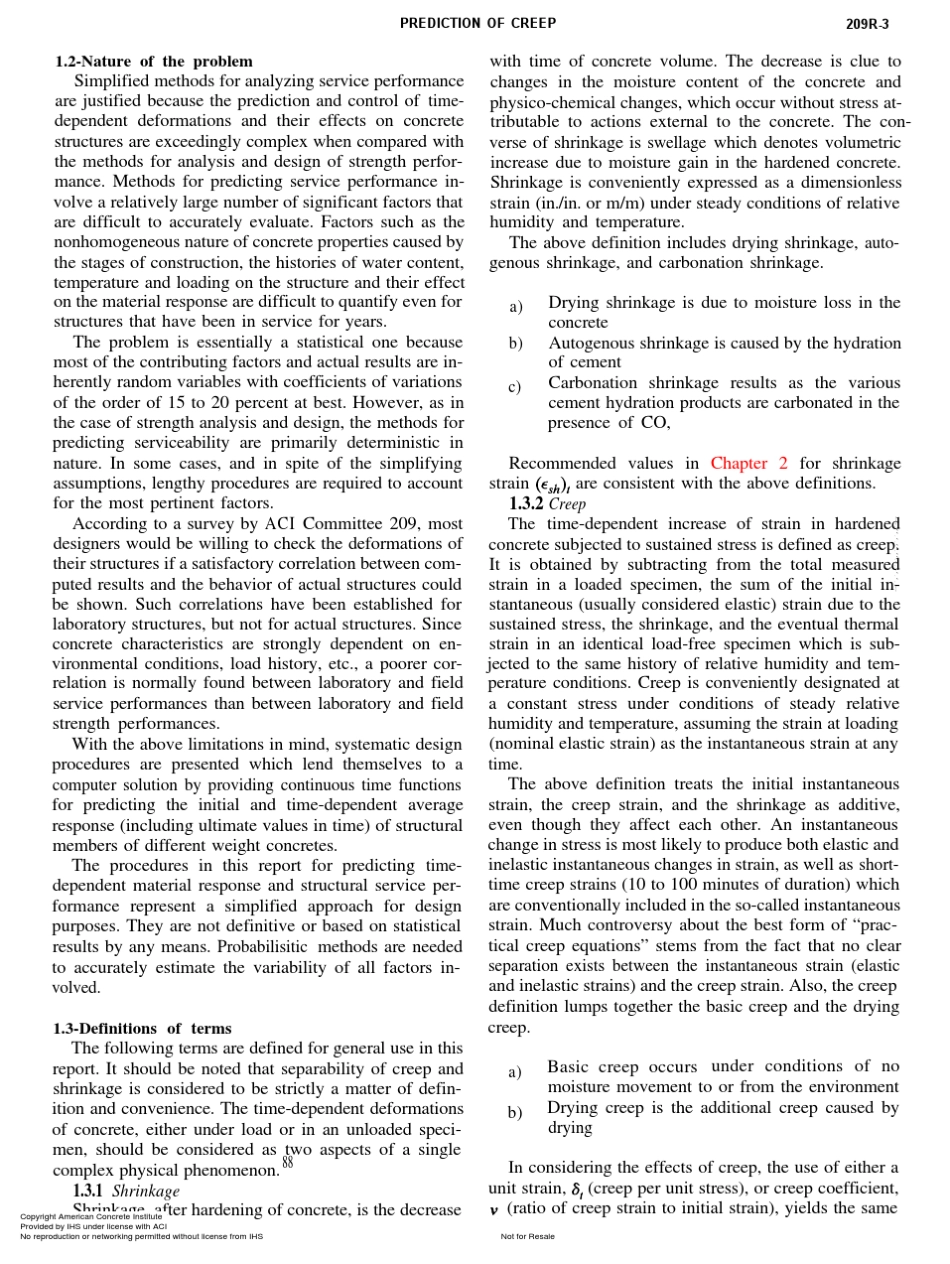 ACI209R1992混凝土结构蠕变、干缩和温度效应预测_第3页