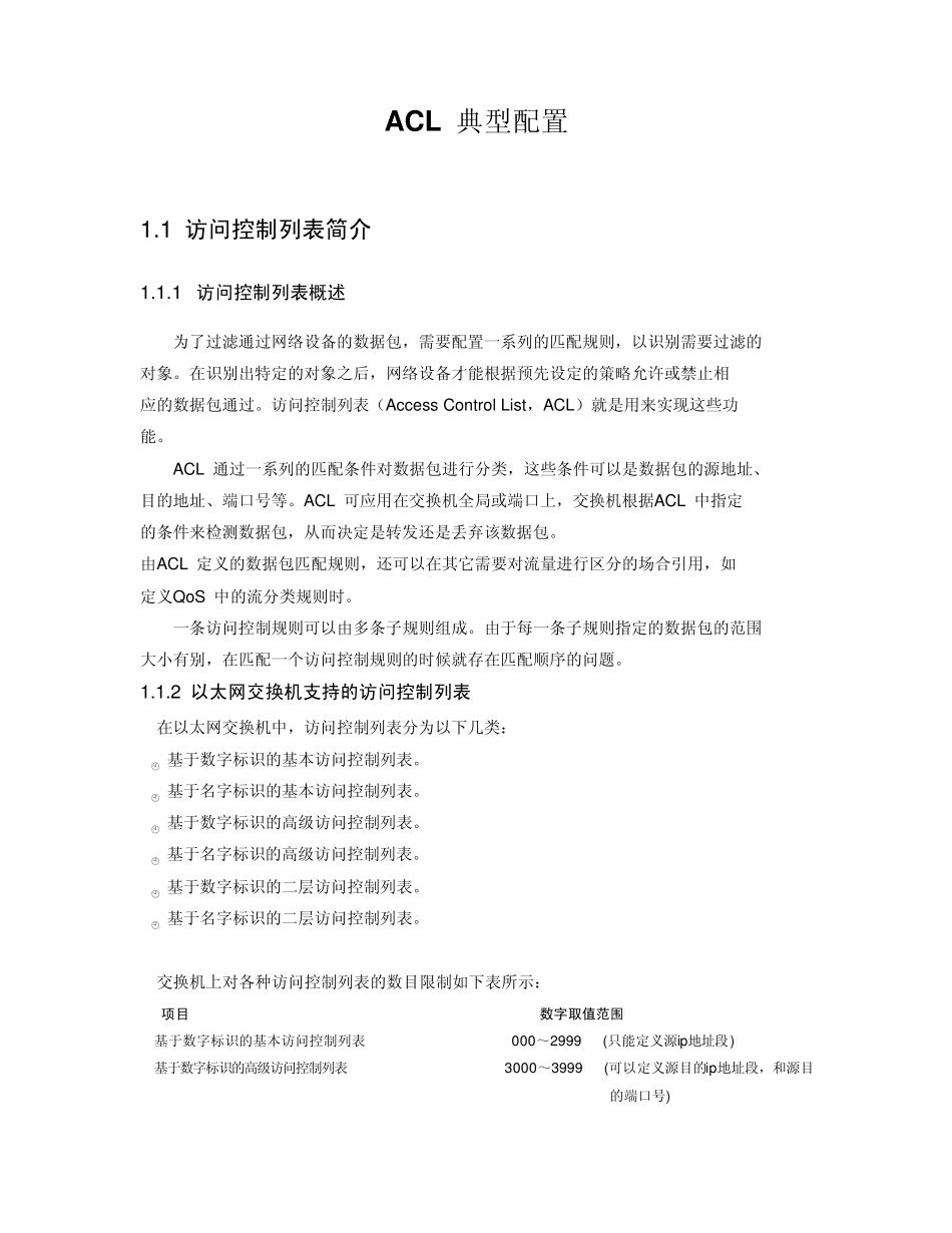 ACL简单介绍与典型配置_第1页