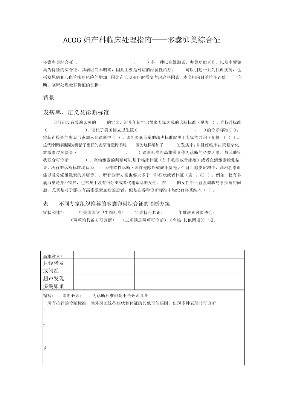 ACOG妇产科临床处理指南多囊卵巢综合症_第1页