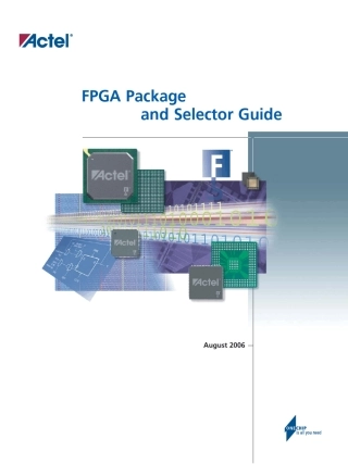Actel半导体FPGA封装和选型