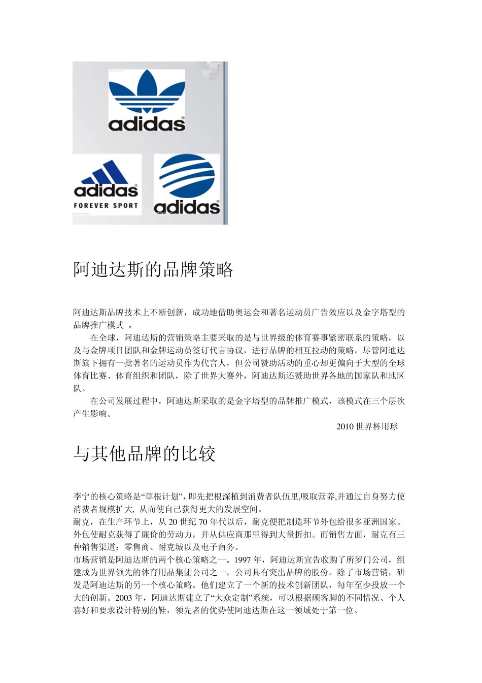adidas市场营销_第2页