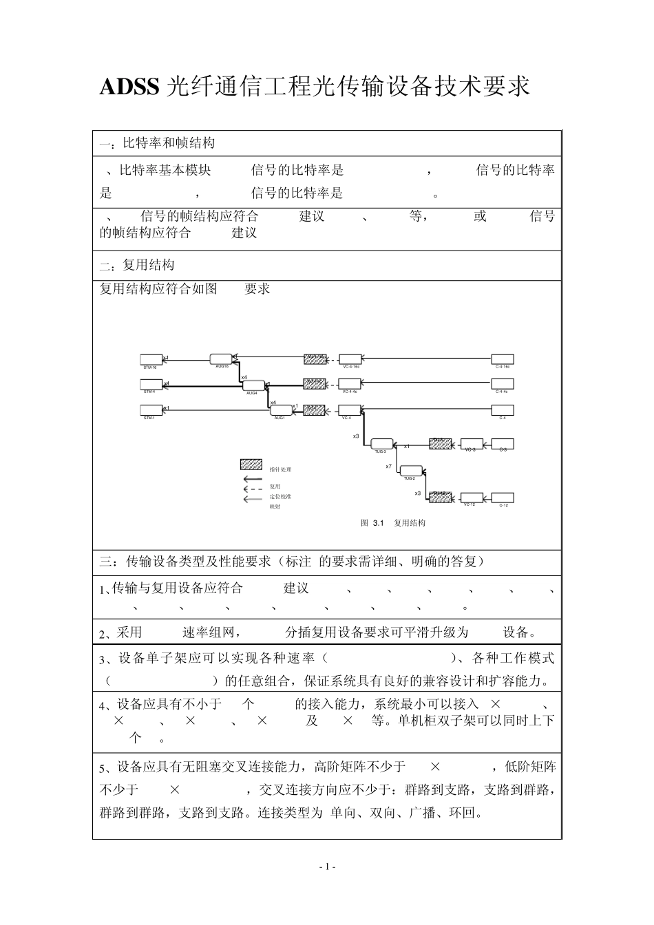 ADSS光缆技术规范书_第1页