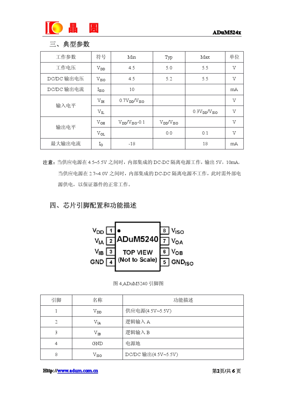 ADuM5240_5241_5242_CN_第2页