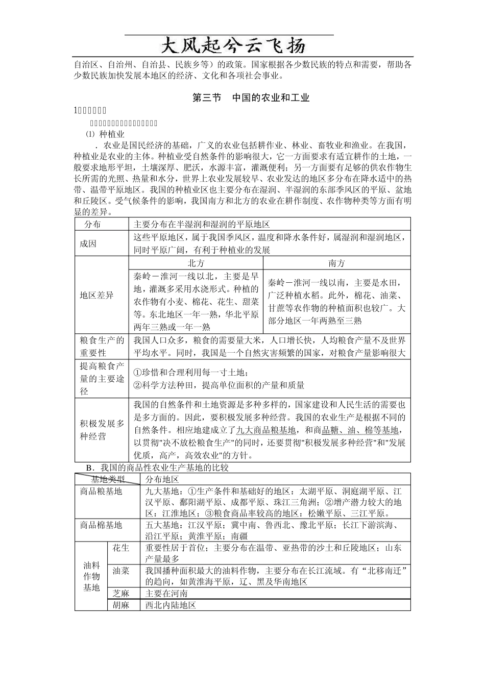 Adzjryr中国地理复习笔记归纳总结(特细)_第2页