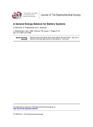 Ageneralenergybalanceforbatterysystems