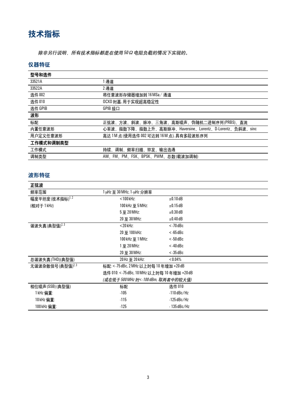 agilent_33522A_30M信号发生器_第3页