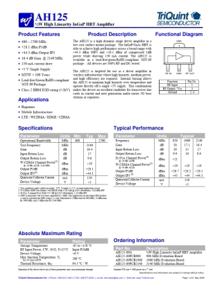AH125射频放大器