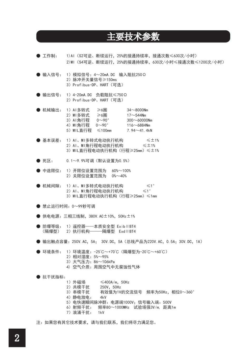 AIMI执行机构说明书_第3页