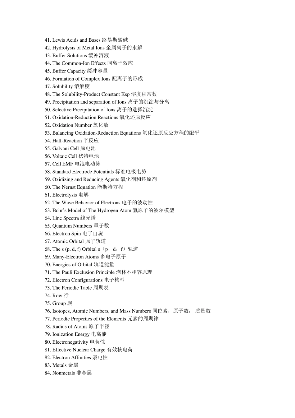 Alevel化学专业词汇。_第2页