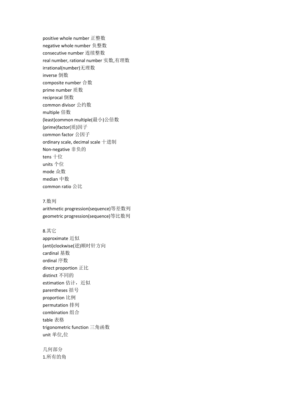 ALevel,IGCSE学科词汇表_第3页