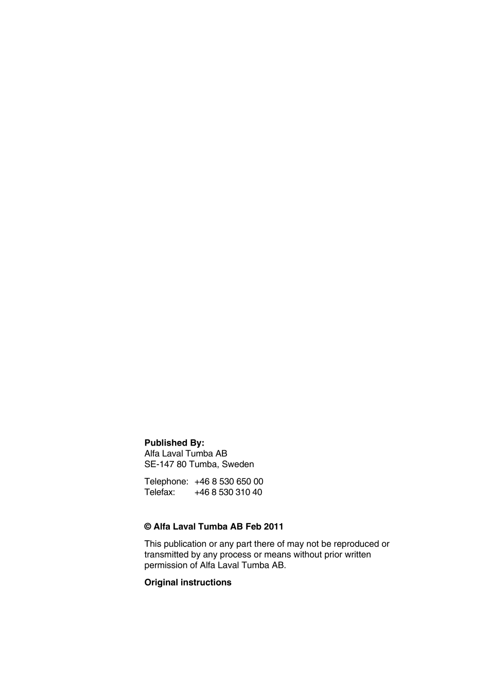 alfalaval605分油机说明书2_第2页