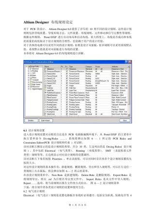 altium_designer规则设置技巧