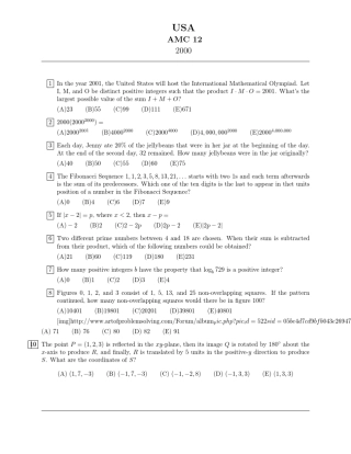 AMC12历年试卷_20002008