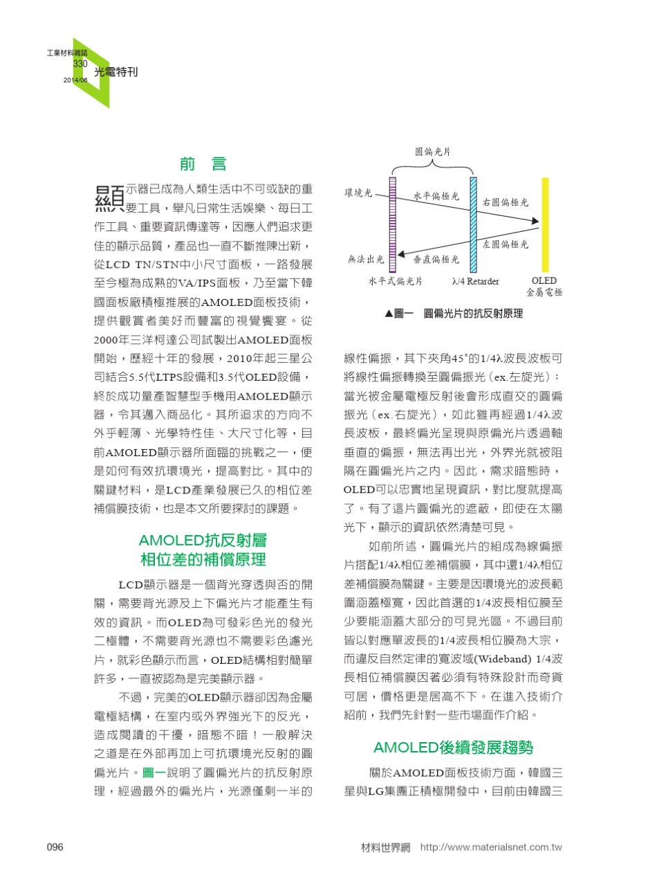 AMOLED用园偏光片视角补偿技术_第2页