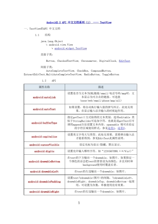Android2.2API中文文档