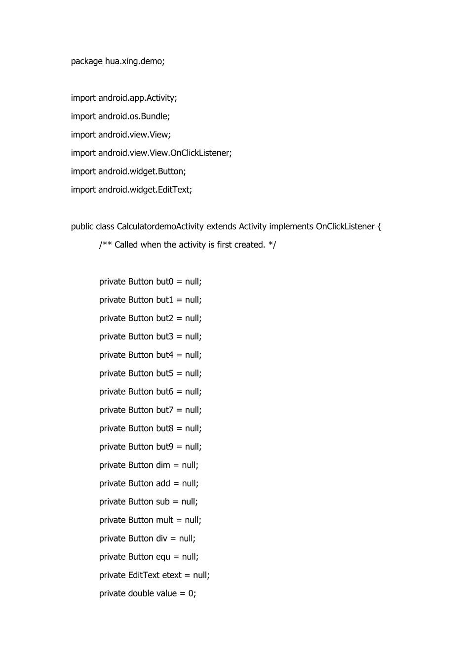 android简单计算器代码_第1页