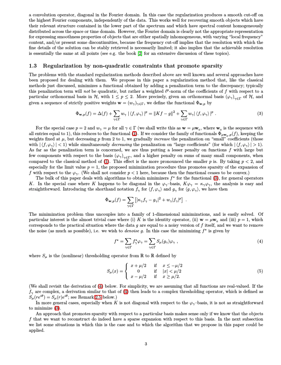 Aniterativethresholdingalgorithmforlinearinverseproblemswithasparsityconstraint_第3页