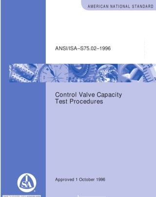 ANSIISA–S75.02–1996ControlValveCapacityTestProcedures