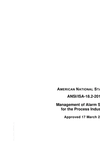 ANSIISA18.22016流程工业报警系统管理批准(英文版)