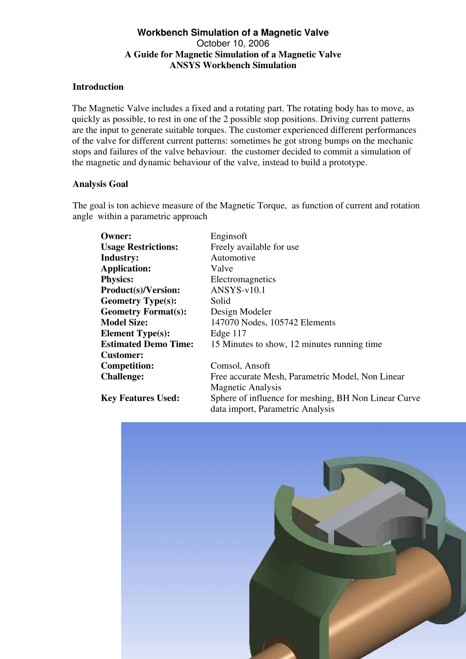 ansysworkbench电磁场仿真完整例子_第1页