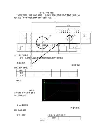 ANSYS有限元机械零件CAD分析
