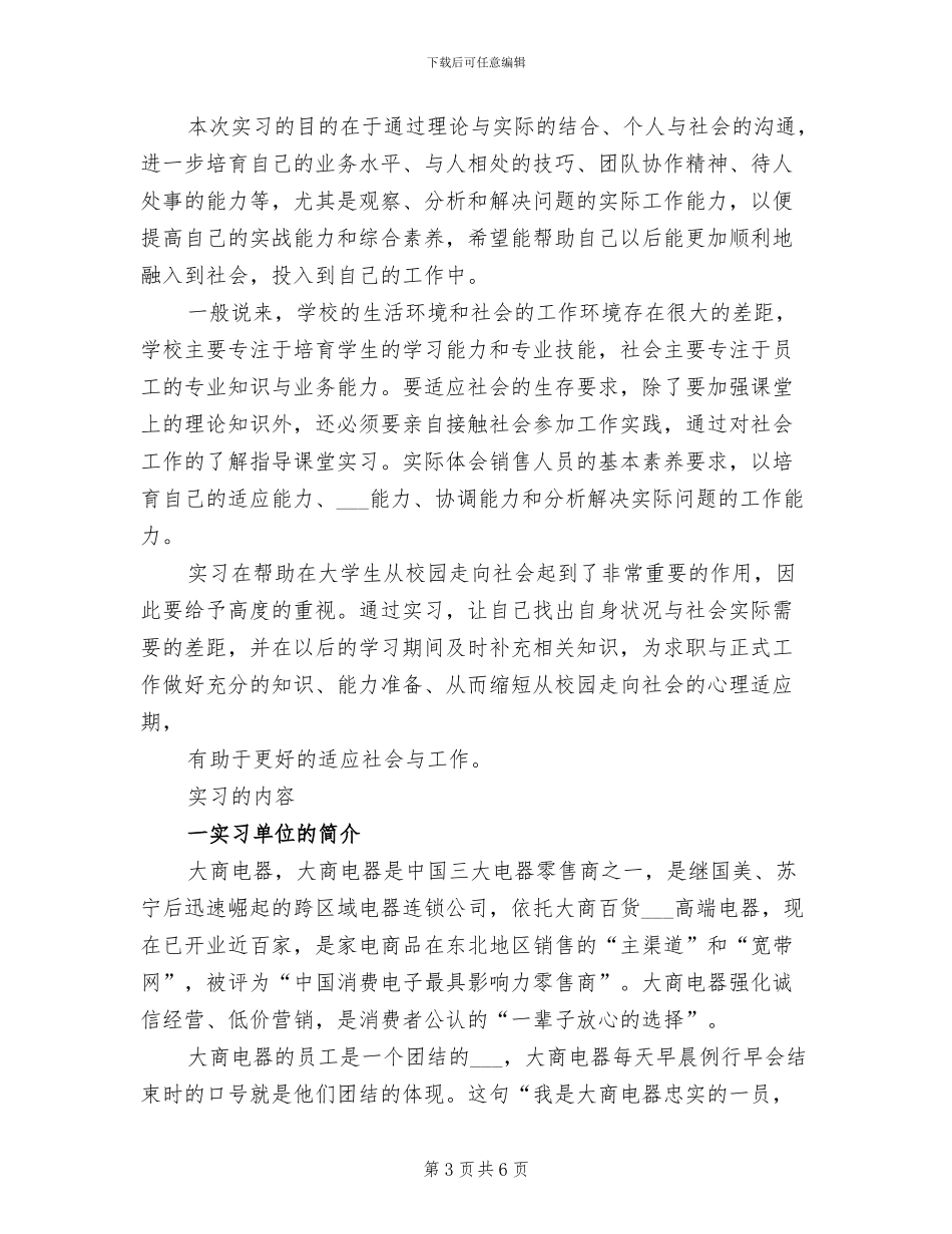 2024电器销售工作小结_第3页