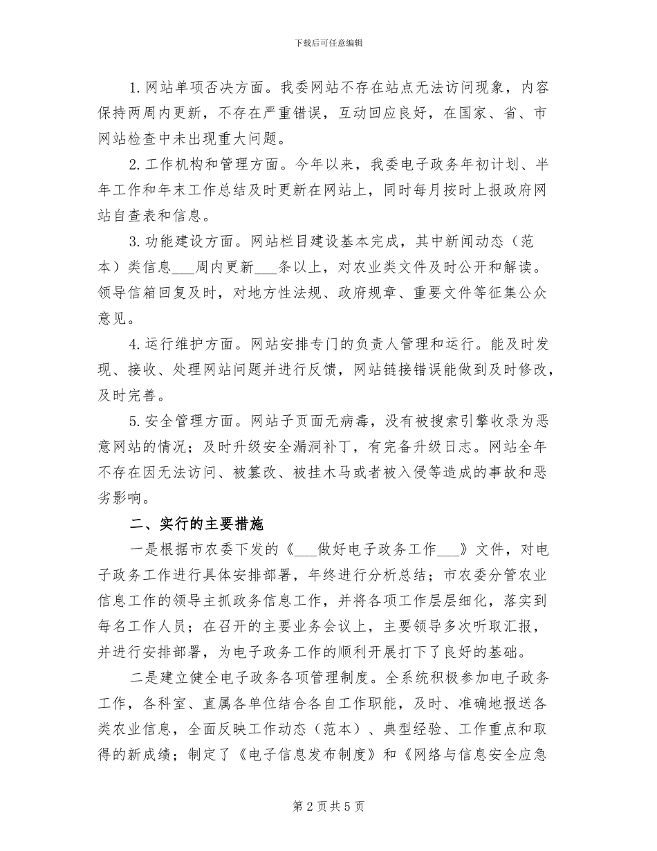 2024电子政务工作总结_第2页