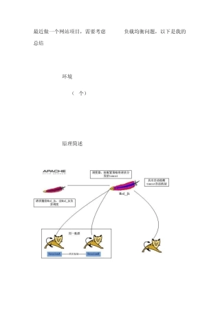 apache+tomcat+mod_jk做负载均衡