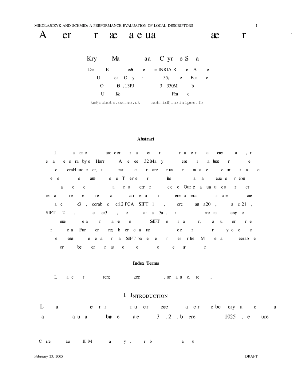 Aperformanceevaluationoflocaldescriptors_第1页