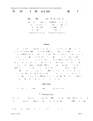 Aperformanceevaluationoflocaldescriptors