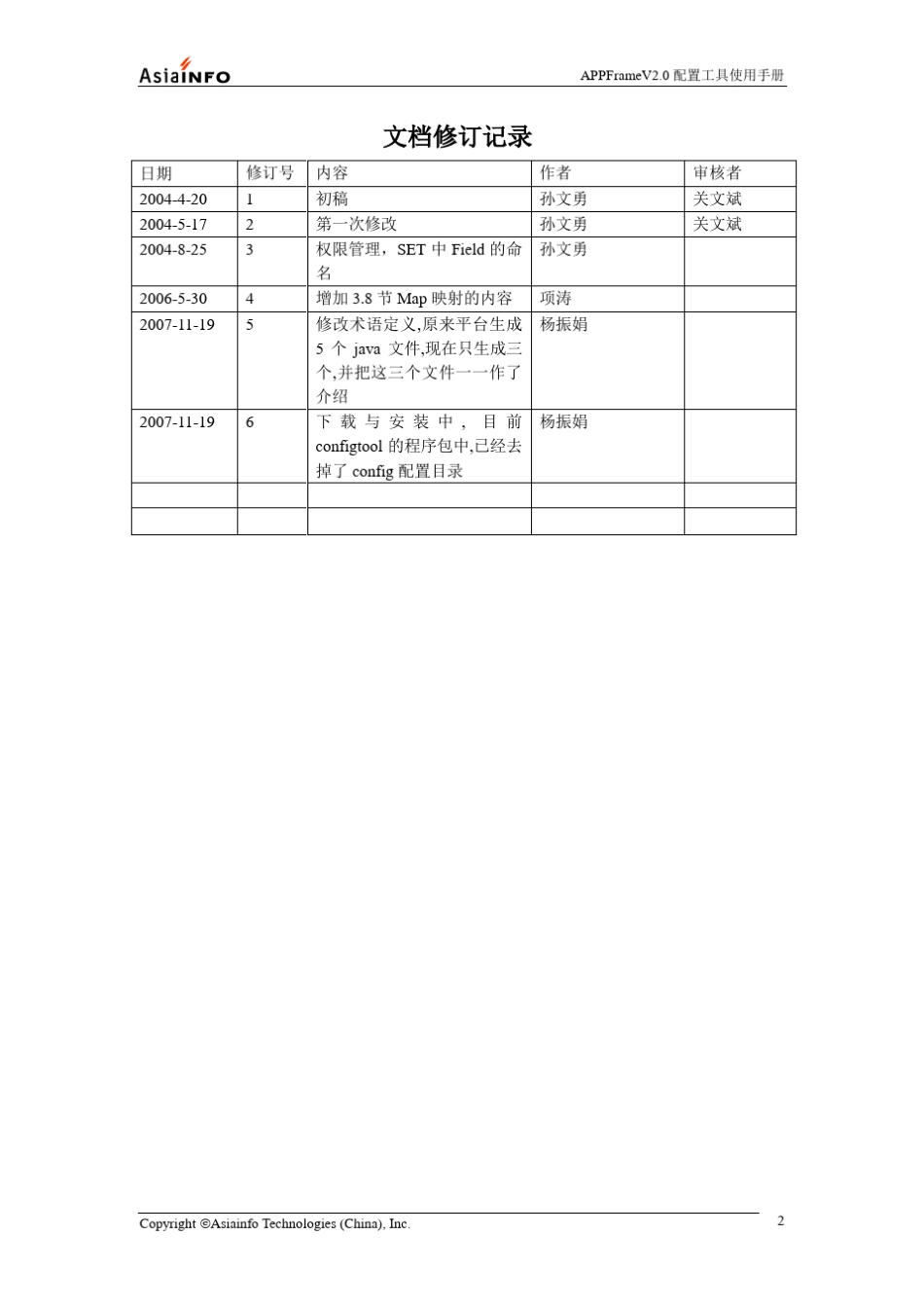Appframe配置工具configtool使用手册_第2页