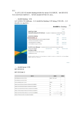 ArcGISServer开发环境搭建以及服务发布