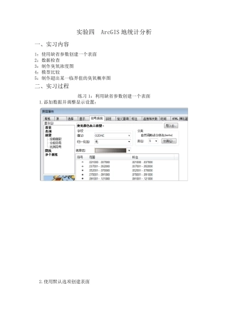 ArcGIS地统计分析