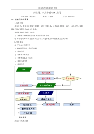 ArcGIS水文分析