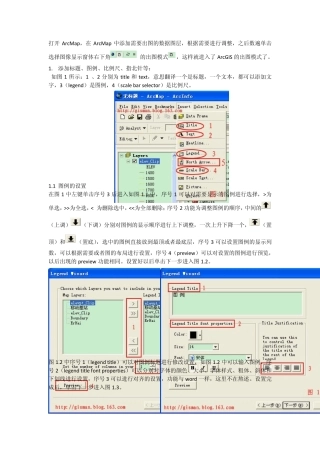 ArcGIS问题：出图